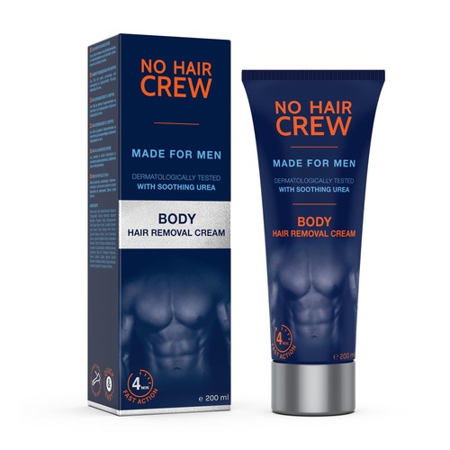 Hair crew body - no, removal